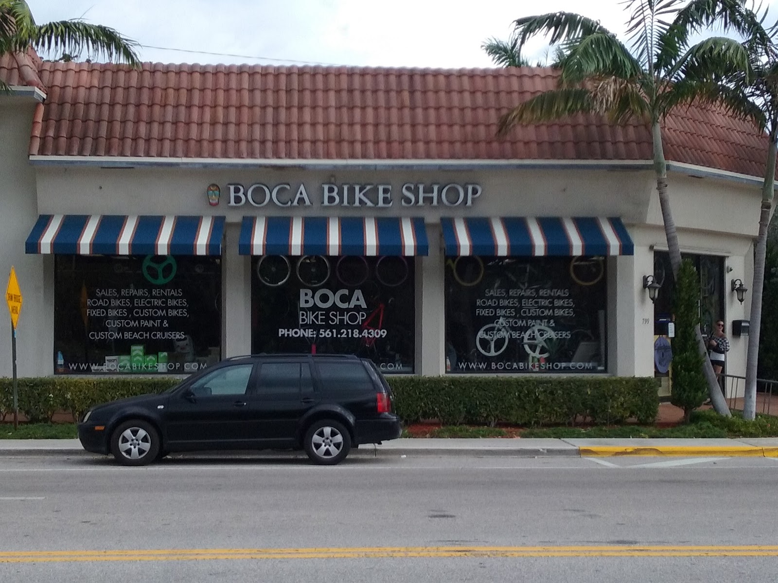 Boca Bike Shop storefront on E Palmetto Park
